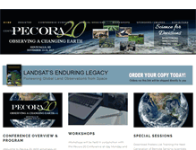 Tablet Screenshot of pecora.asprs.org